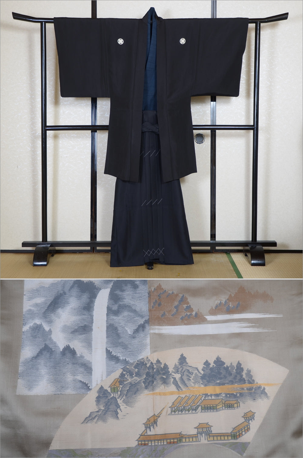 Jacket, kimono, hakama set / JKH #1-428