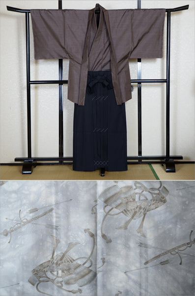 Jacket, kimono, hakama set / JKH #1-107
