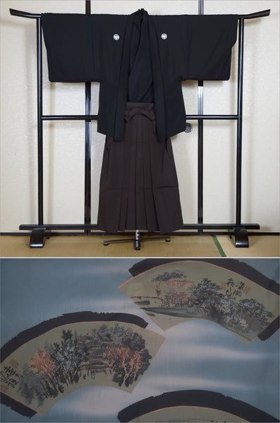 Jacket, kimono, hakama set / JKH #1-481