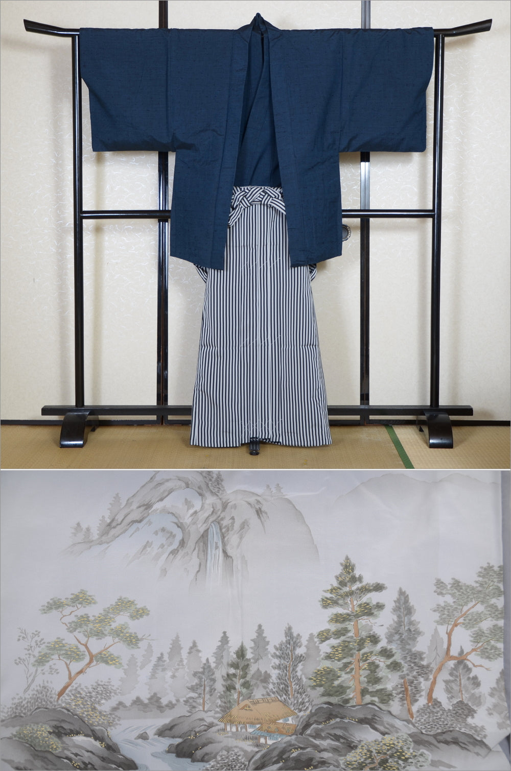 Jacket, kimono, hakama set / JKH #1-460