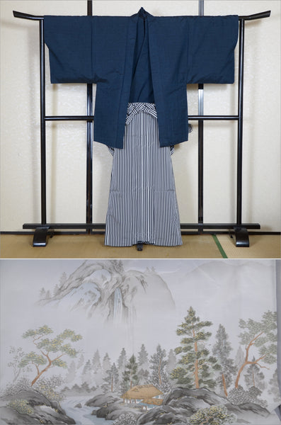 Jacket, kimono, hakama set / JKH #1-460
