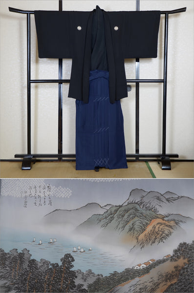 Jacket, kimono, hakama set / JKH #1-376