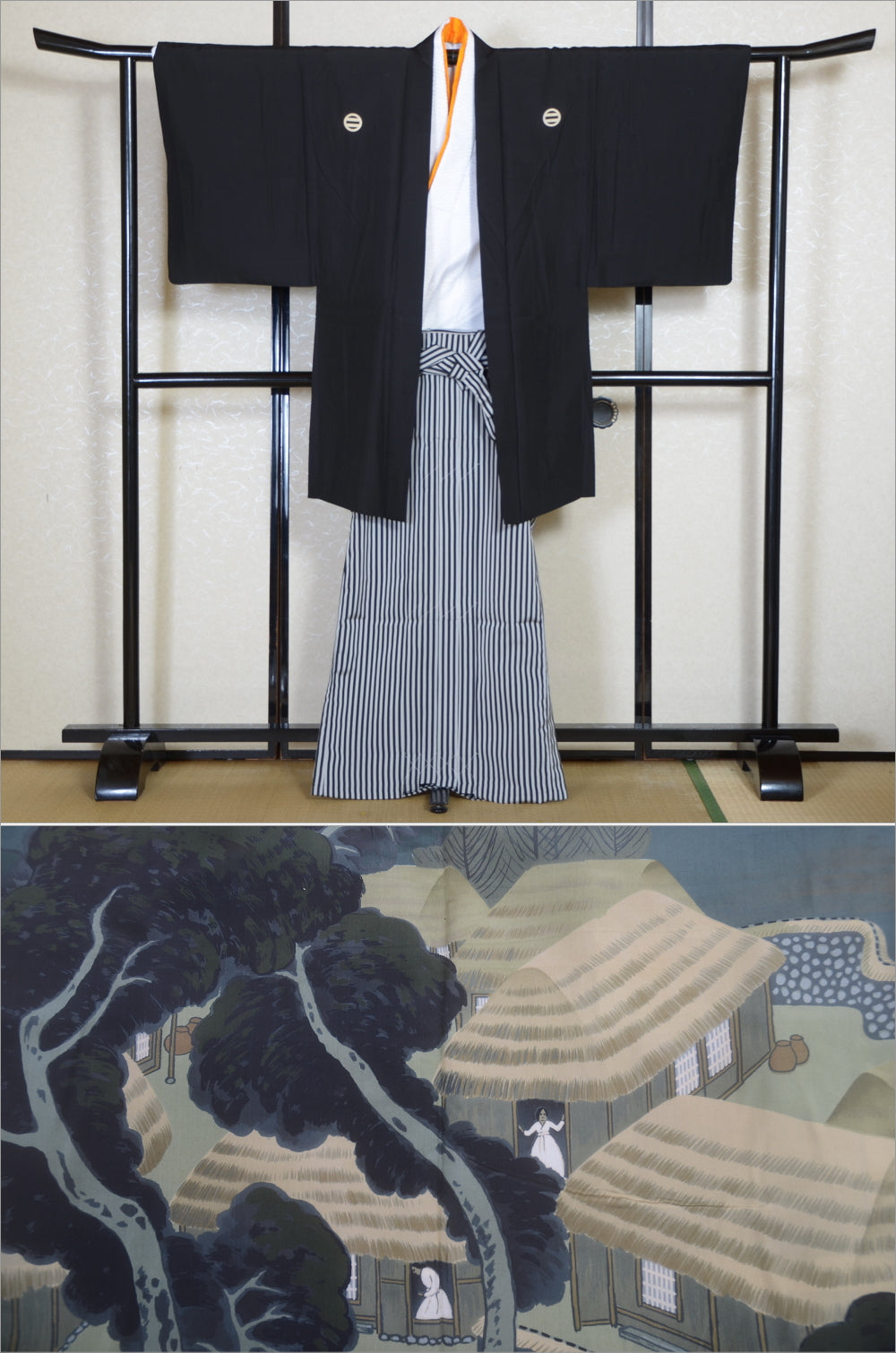 Jacket, kimono, hakama set / JKH #1-525