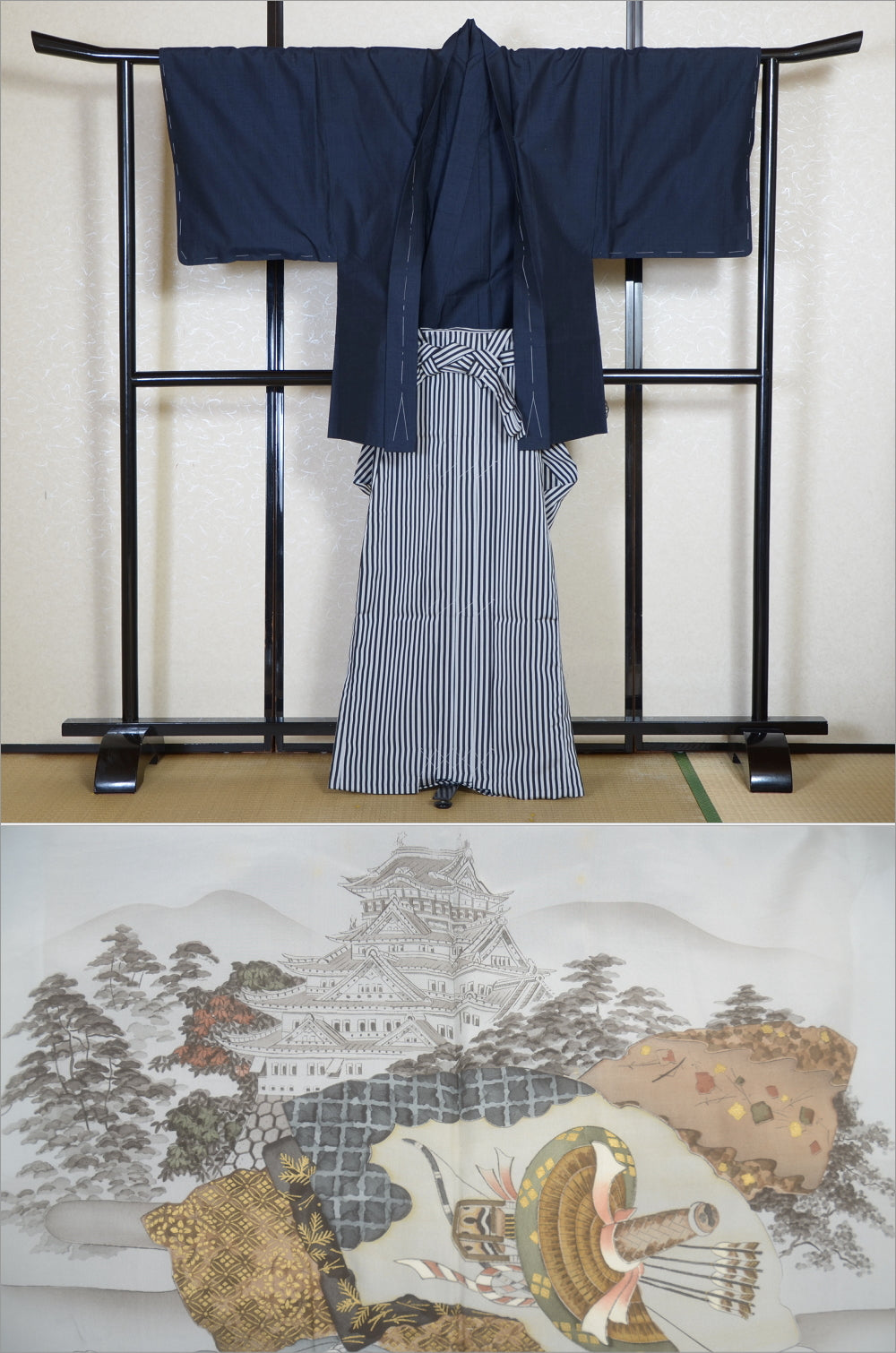 Jacket, kimono, hakama set / JKH #1-521