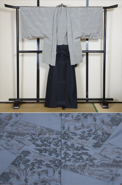 Jacket, kimono, hakama set / JKH #1-467