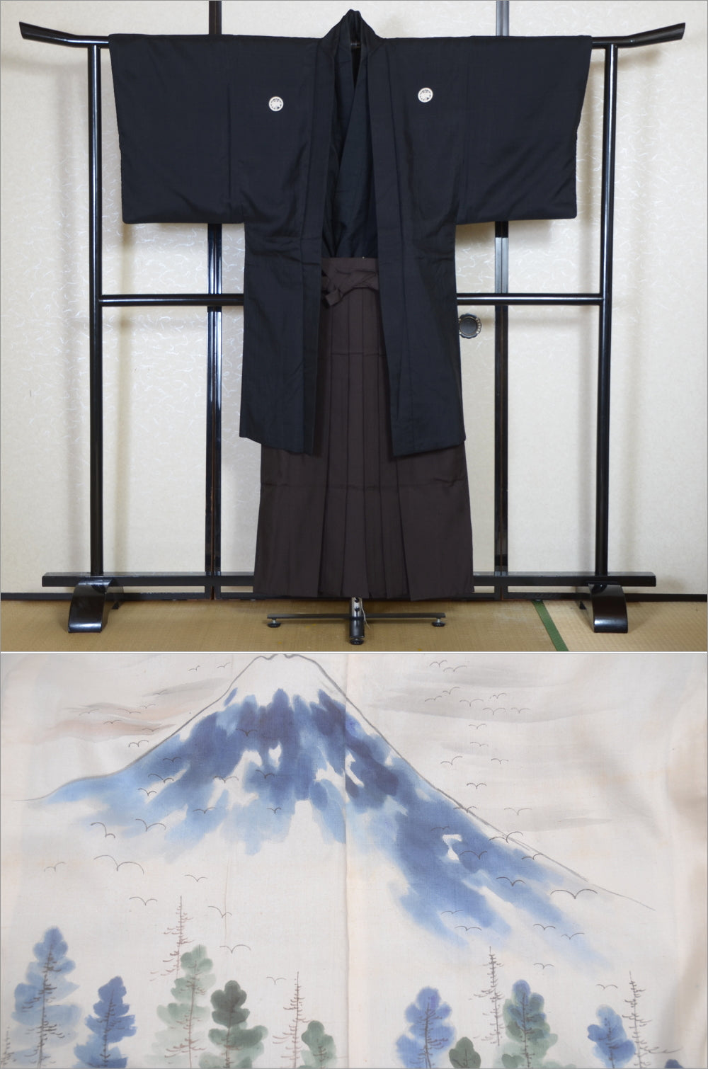 Jacket, kimono, hakama set / JKH #1-526