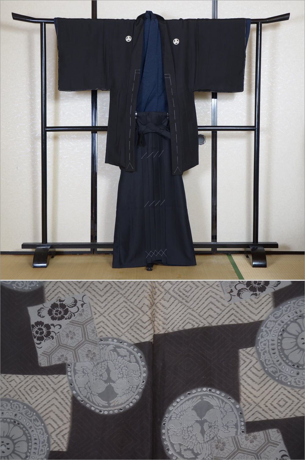 Jacket, kimono, hakama set / JKH #1-427