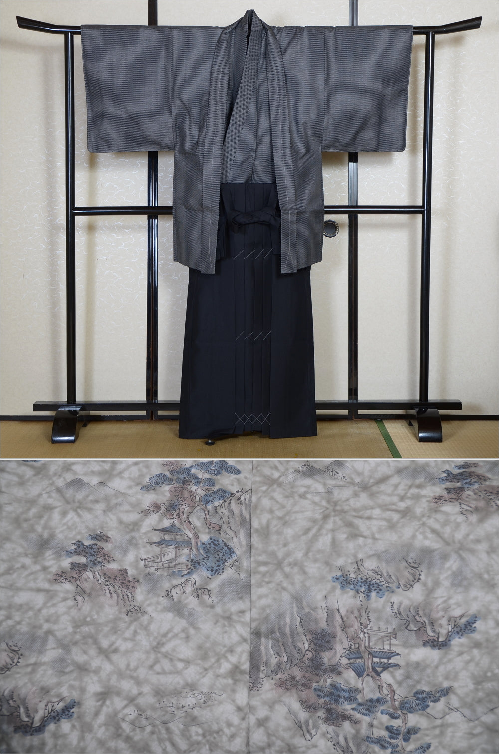 Jacket, kimono, hakama set / JKH #1-513