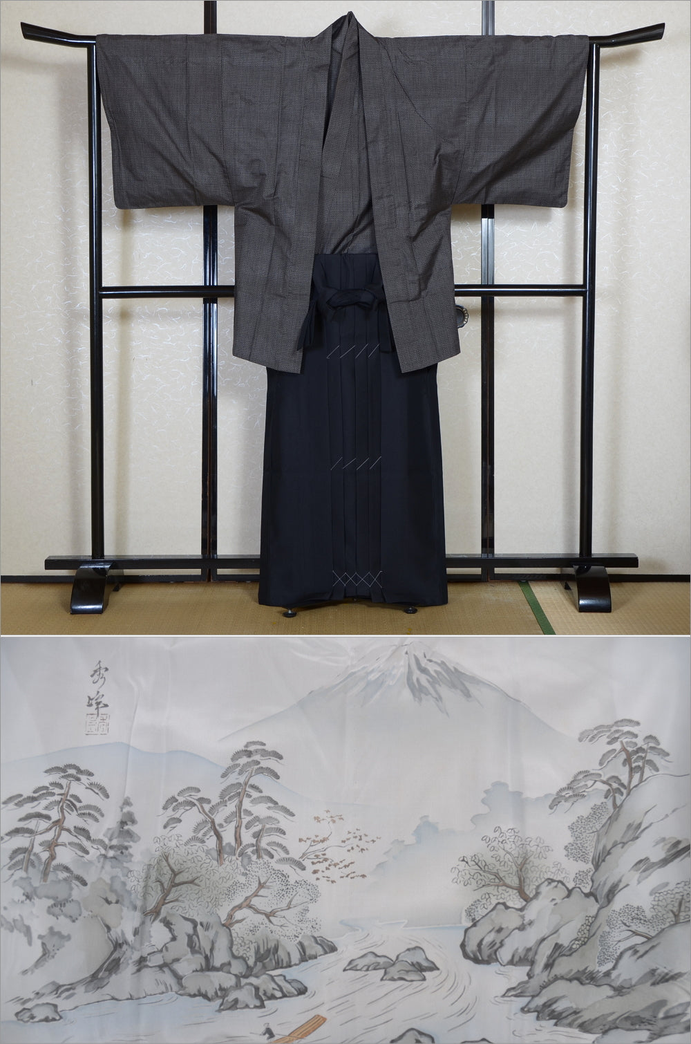 Jacket, kimono, hakama set / JKH #1-506
