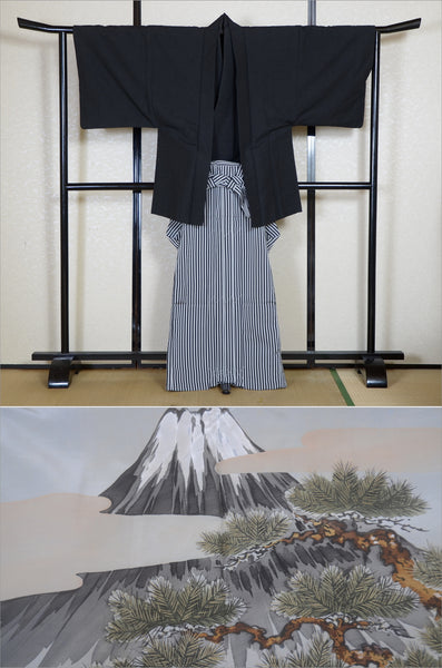 Jacket, kimono, hakama set / JKH #1-433