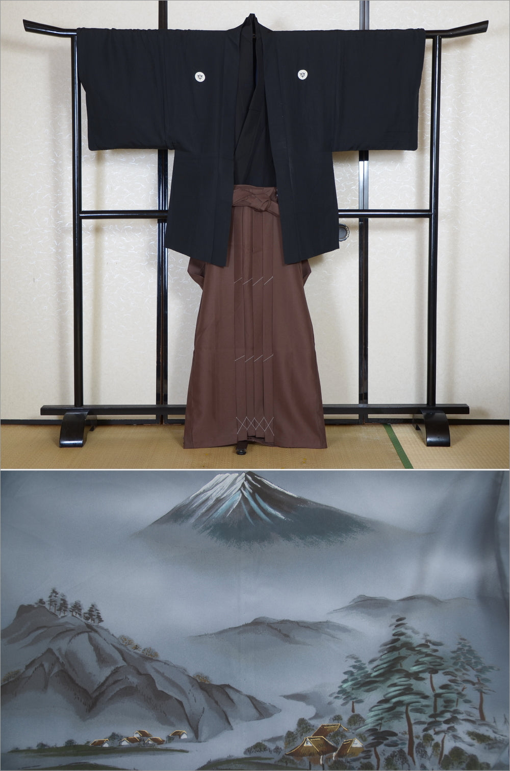 Jacket, kimono, hakama set / JKH #1-451