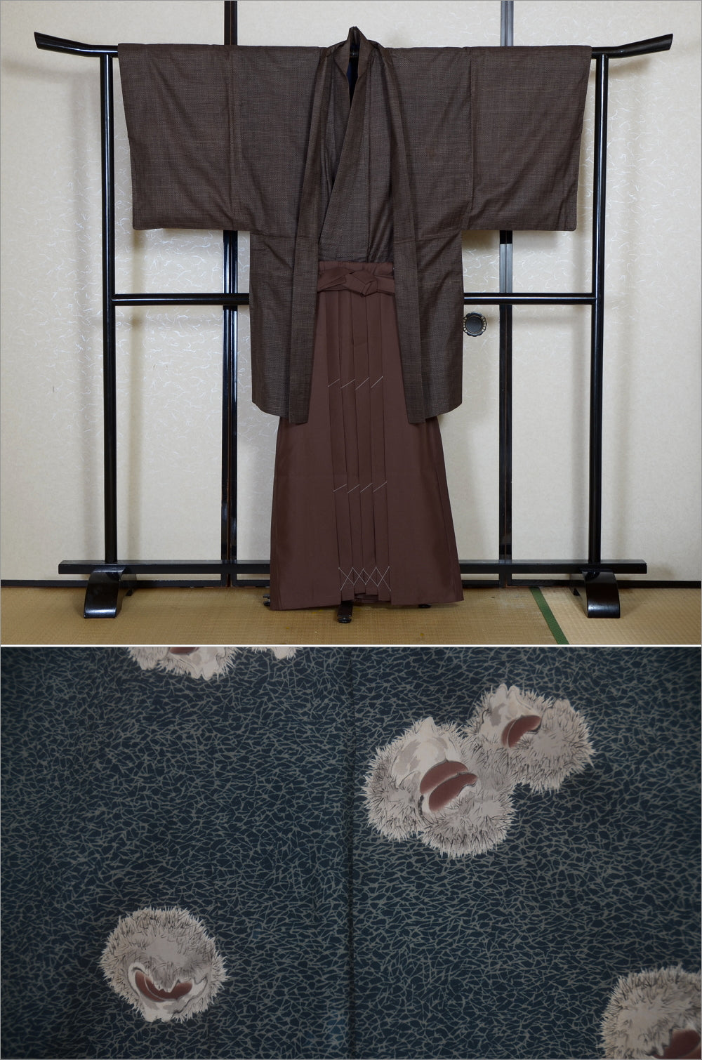 Jacket, kimono, hakama set / JKH #1-541