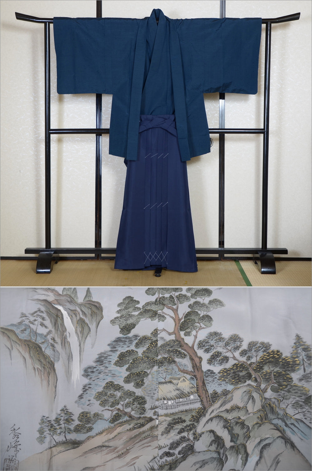 Jacket, kimono, hakama set / JKH #1-413