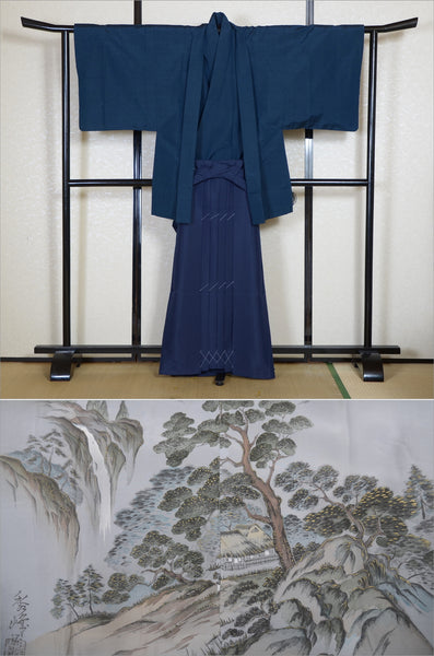 Jacket, kimono, hakama set / JKH #1-413