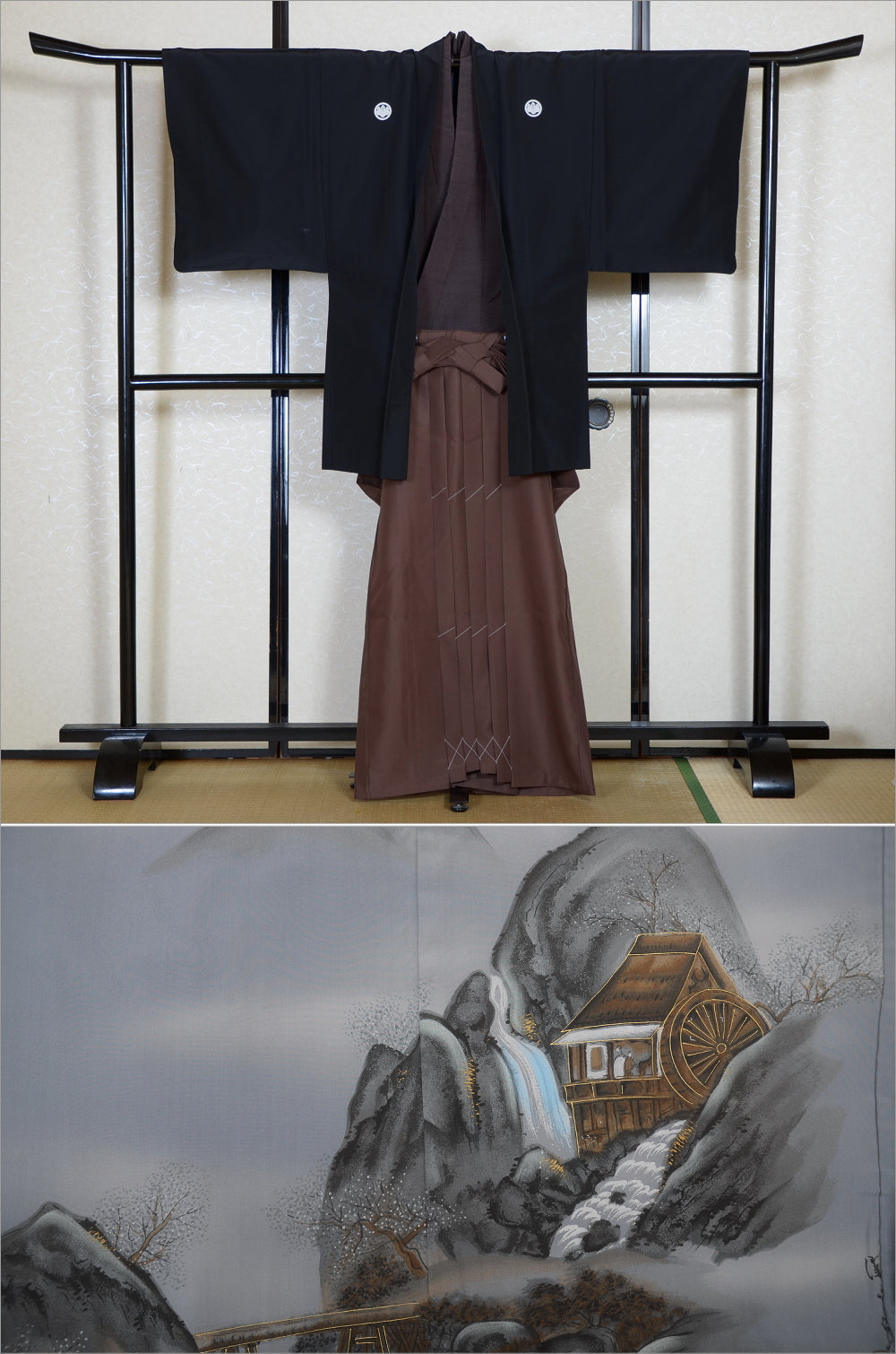 Jacket, kimono, hakama set / JKH #1-313