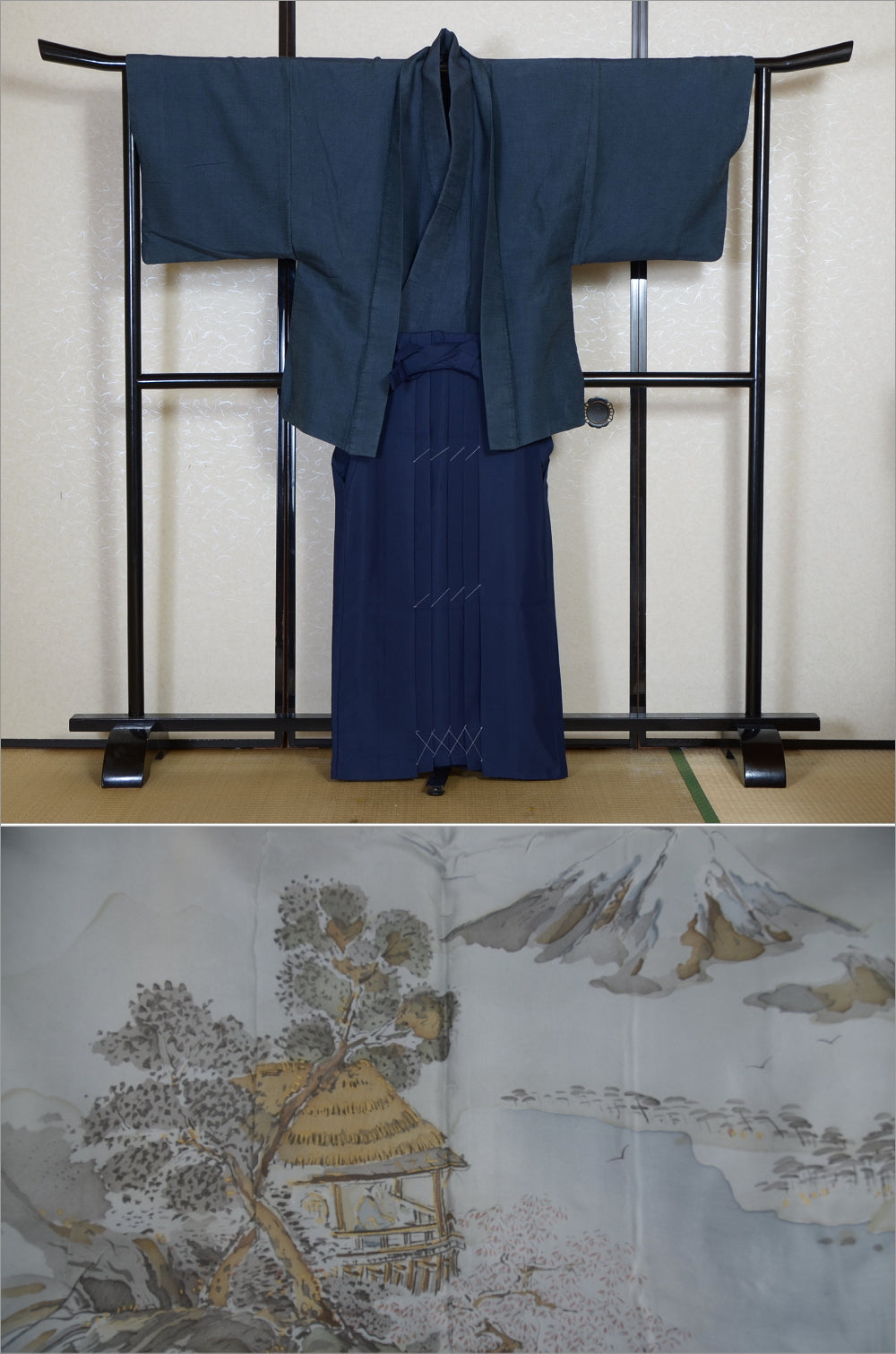 Jacket, kimono, hakama set / JKH #1-535