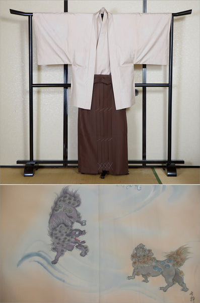 Jacket, kimono, hakama set / JKH #1-546