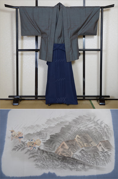 Jacket, kimono, hakama set / JKH #1-487