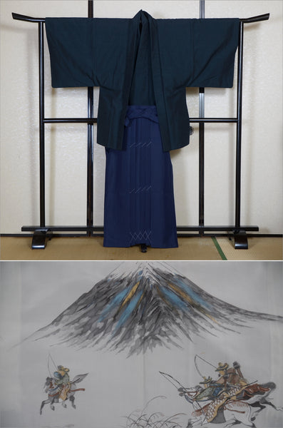 Jacket, kimono, hakama set / JKH #1-539
