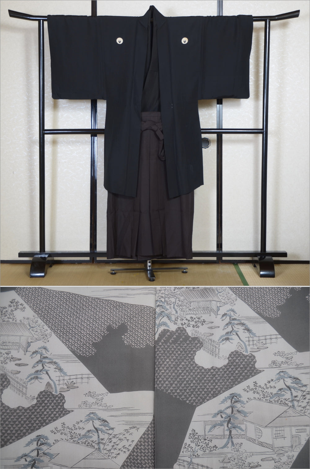 Jacket, kimono, hakama set / JKH #1-528
