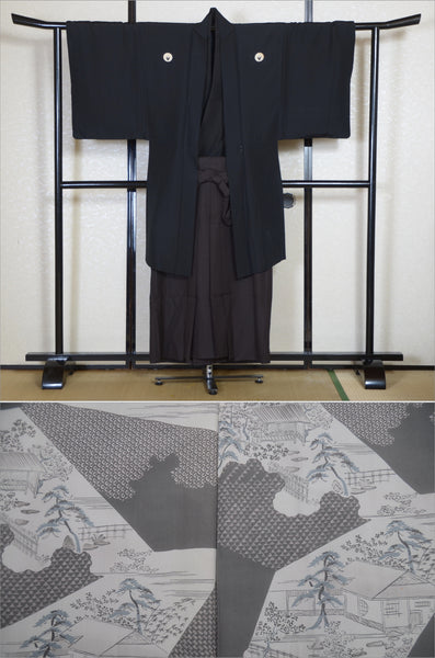 Jacket, kimono, hakama set / JKH #1-528