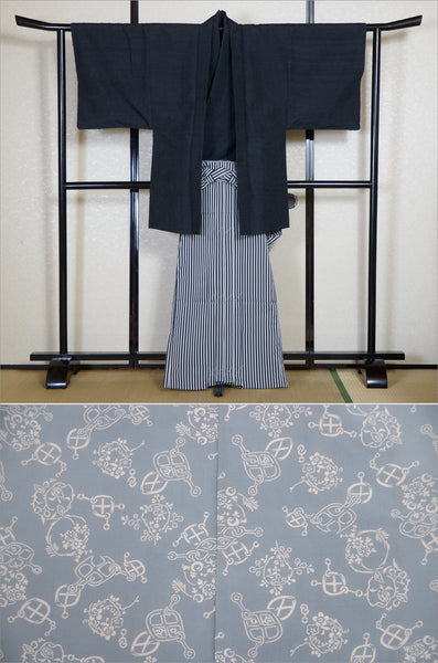 Jacket, kimono, hakama set / JKH #1-517