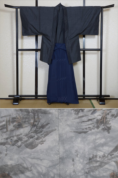 Jacket, kimono, hakama set / JKH #1-486
