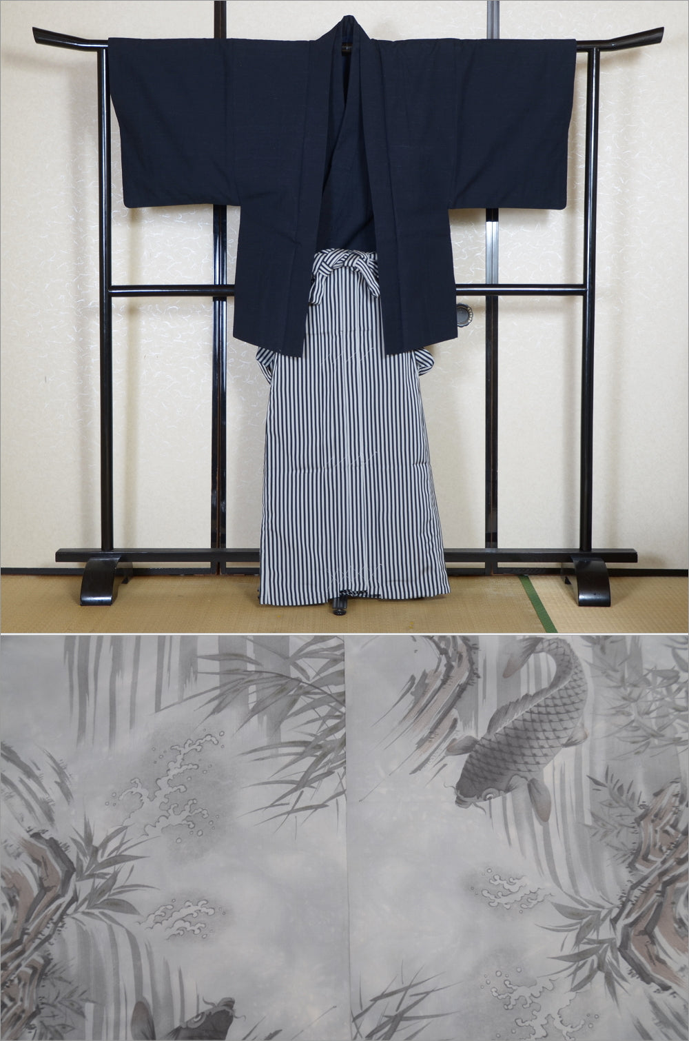 Jacket, kimono, hakama set / JKH #1-459