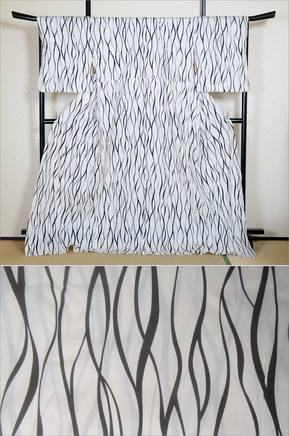 Japanese yukata kimono/ Plus size / P #398 /4L