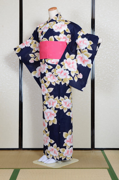 Japanese yukata kimono / H #571