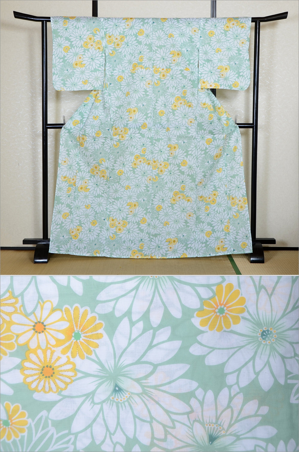 Japanese yukata kimono / H #551