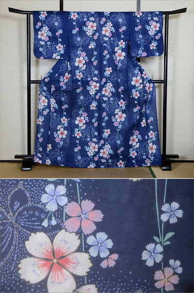 Japanese yukata kimono / H #548