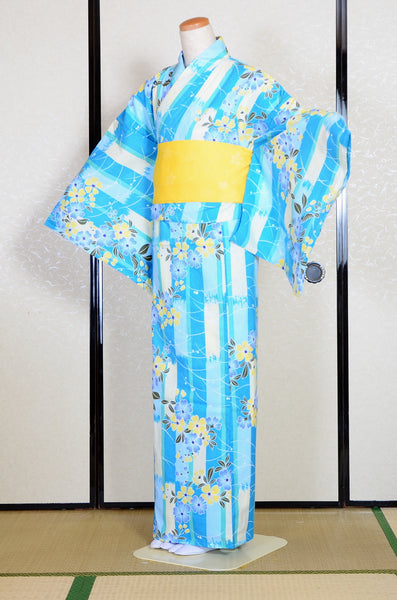 Japanese yukata kimono/ Plus size / P #380