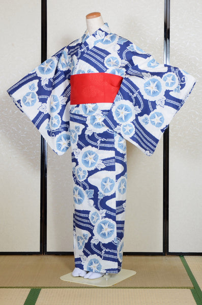 Japanese yukata kimono/ Plus size / P #391 /4L