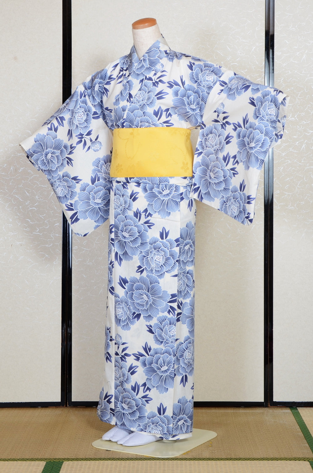 Japanese yukata kimono/ Plus size / P #431 /4L