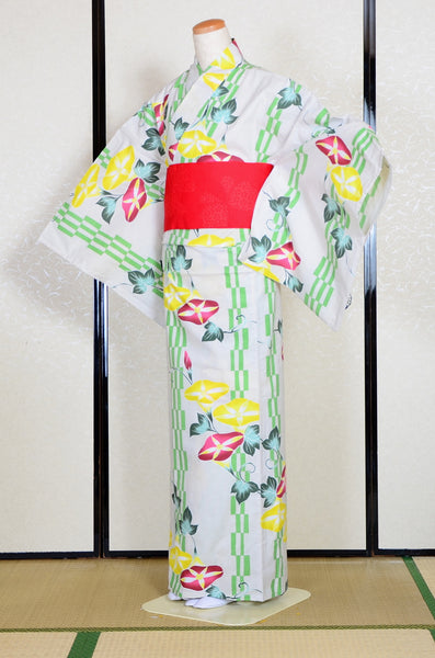 Japanese yukata kimono/ Plus size / P #371