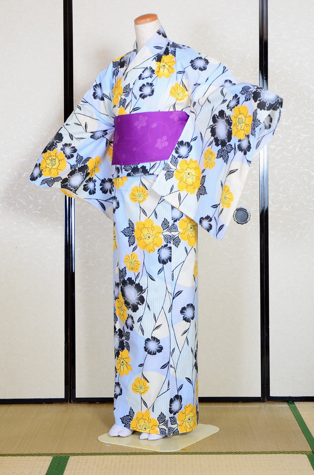 Japanese yukata kimono/ Plus size / P #374