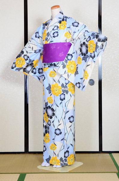 Japanese yukata kimono/ Plus size / P #374