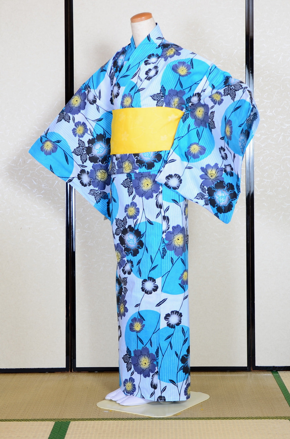 Japanese yukata kimono/ Plus size / P #376