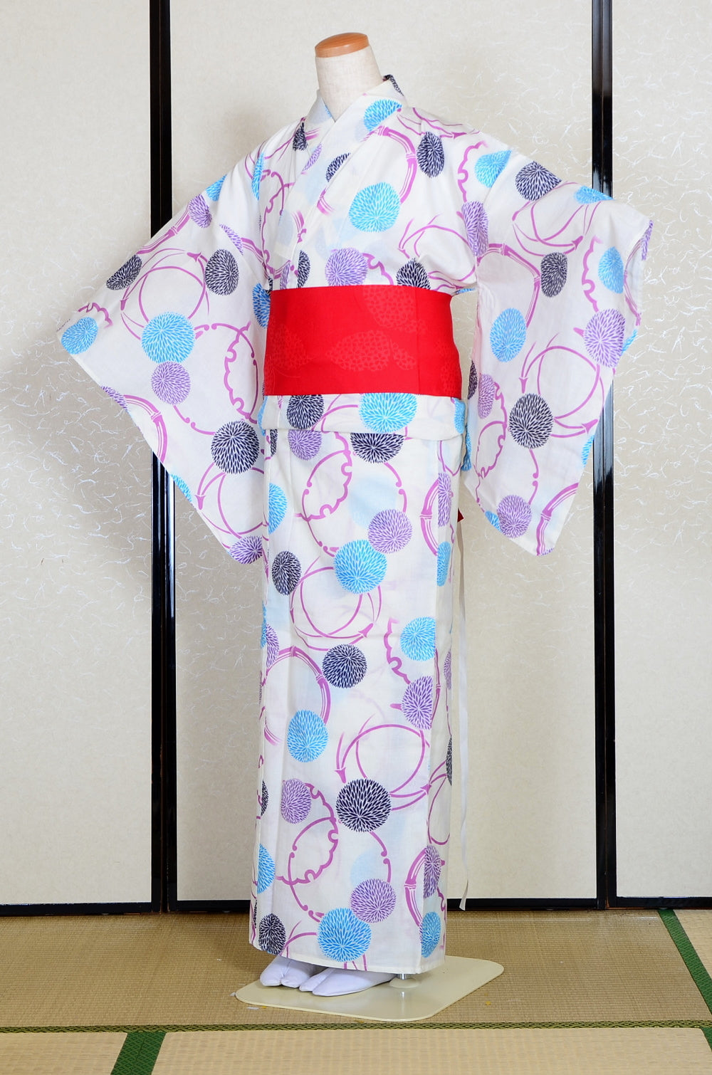 Japanese yukata kimono/ Plus size / P #346