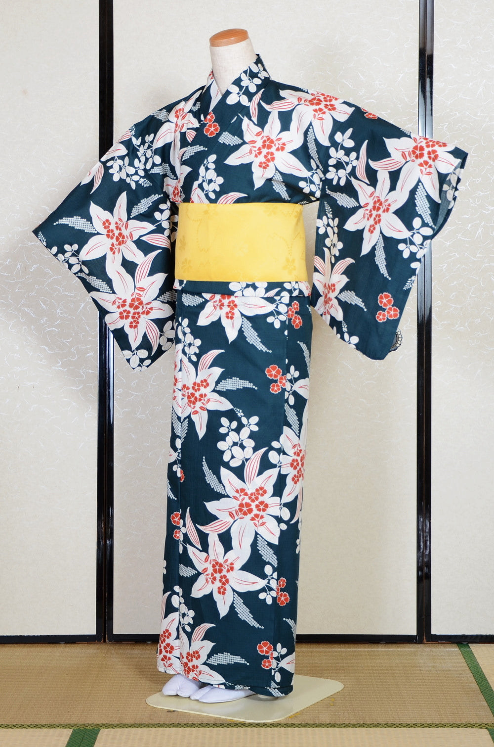 Japanese yukata kimono/ Plus size / P #434 /4L