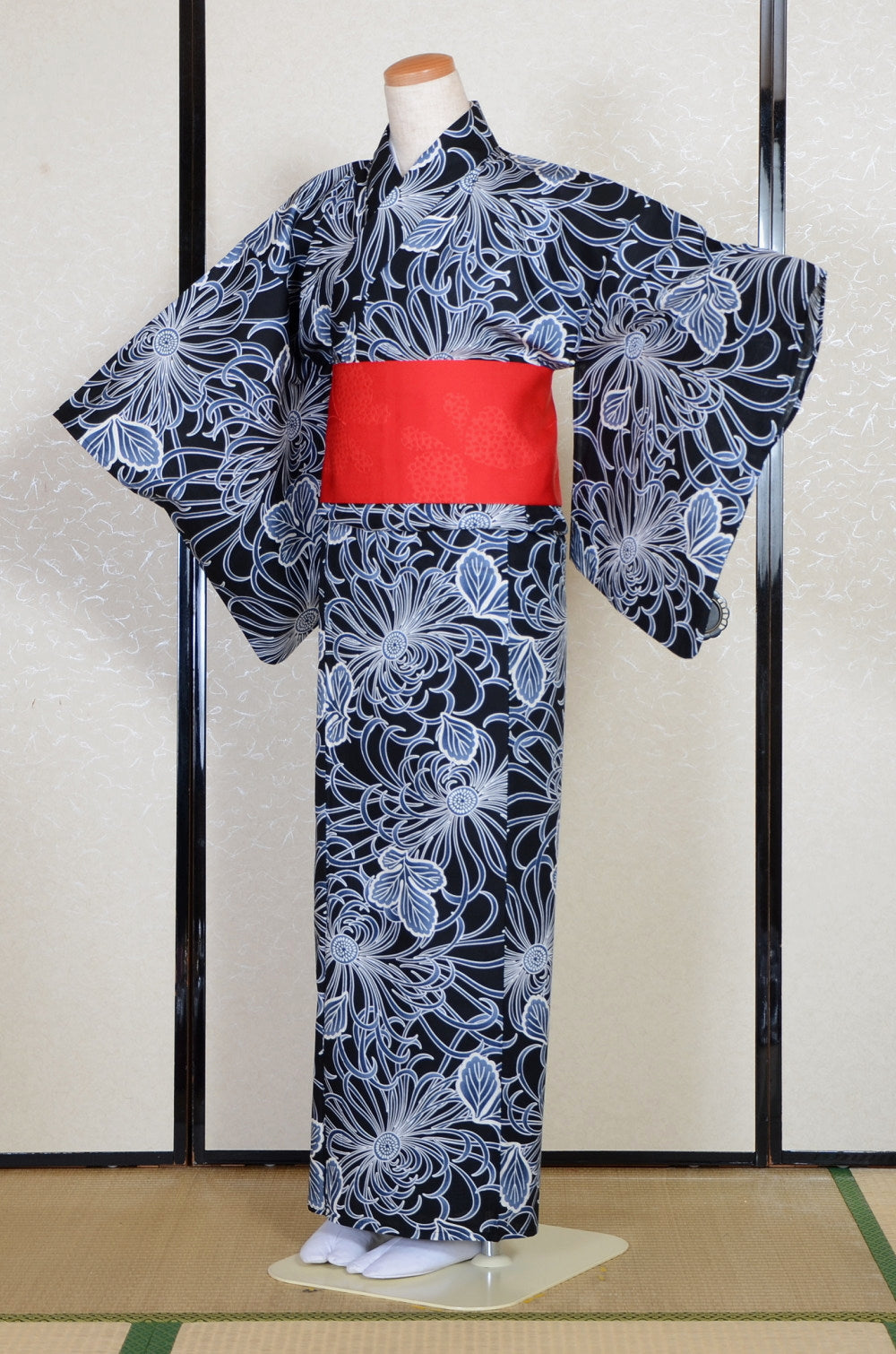 Japanese yukata kimono/ Plus size / P #441 /4L