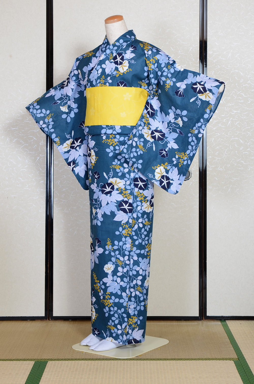 Japanese yukata kimono/ Plus size / P #413 /4L