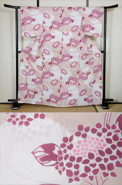 Japanese yukata kimono/ Plus size / P #436 /4L