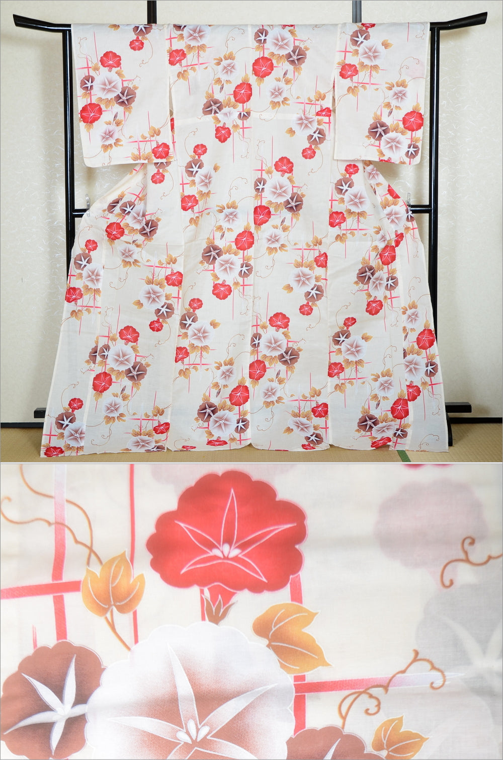 Japanese yukata kimono/ Plus size / P #345