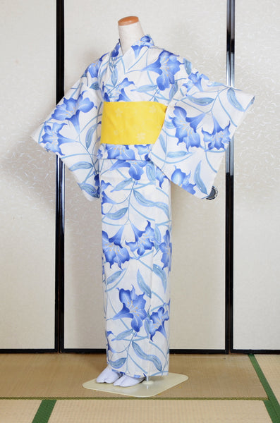 Japanese yukata kimono / D #185