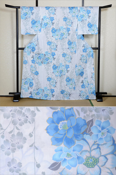 Japanese yukata kimono / H #552