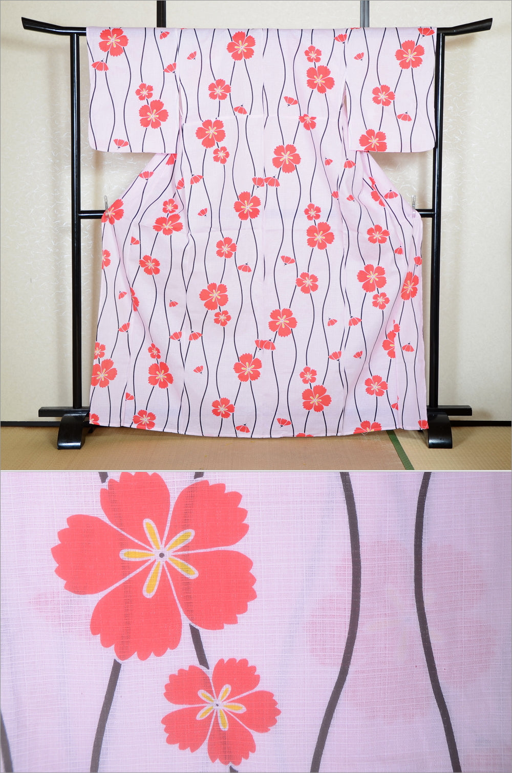 Japanese yukata kimono / 10 #806