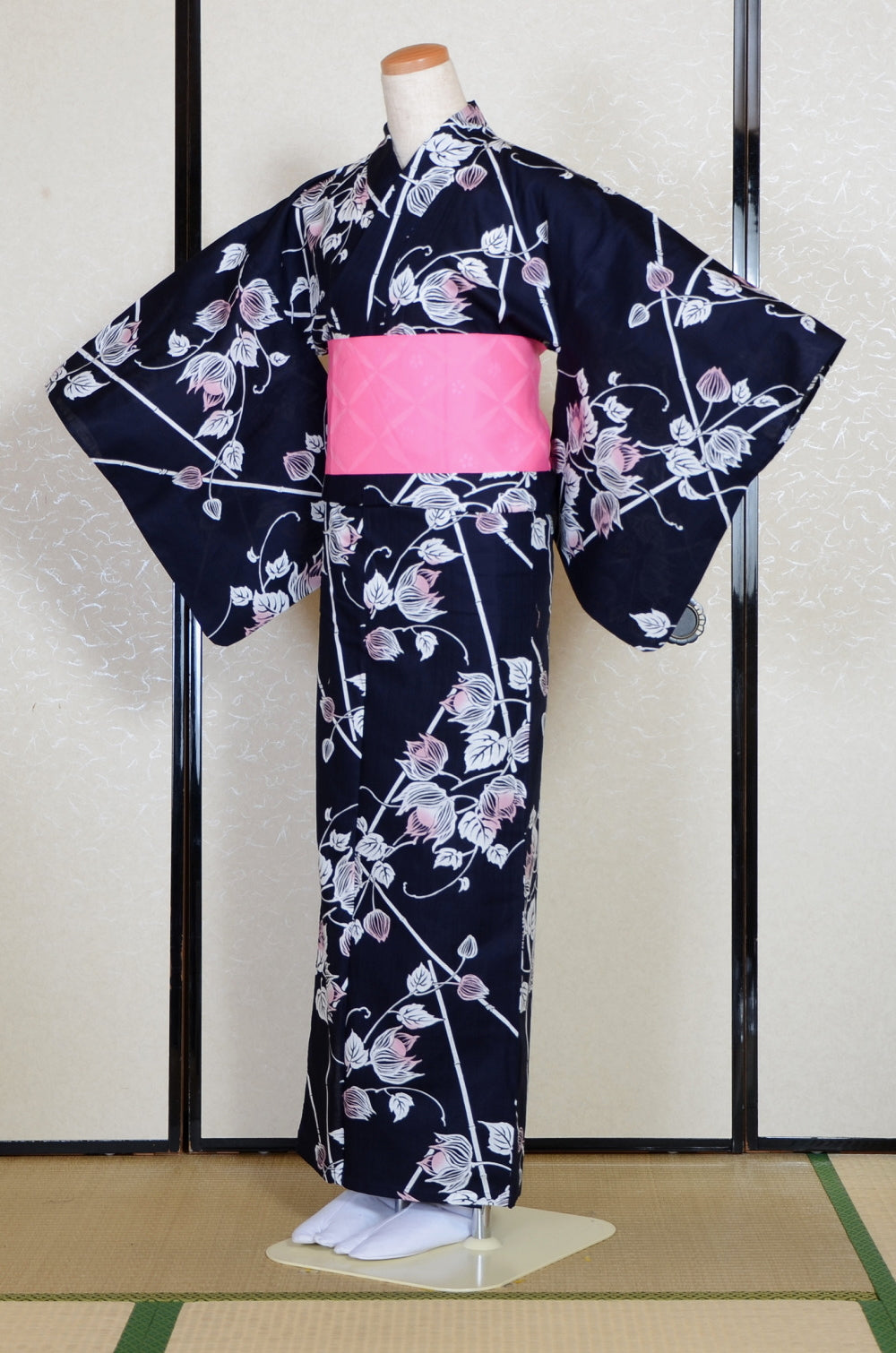 Japanese yukata kimono / D #197