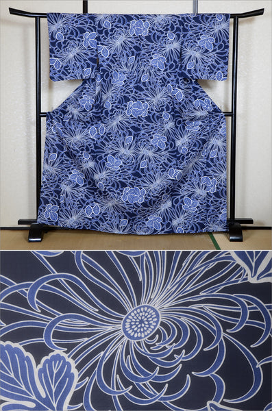 Japanese yukata kimono/ Plus size / P #442 /4L